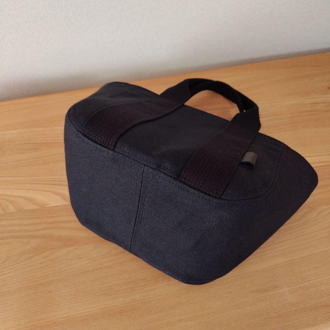 ハンドメイドトートバック、前後ポケット付き、楕円底&ベルトラウンドS