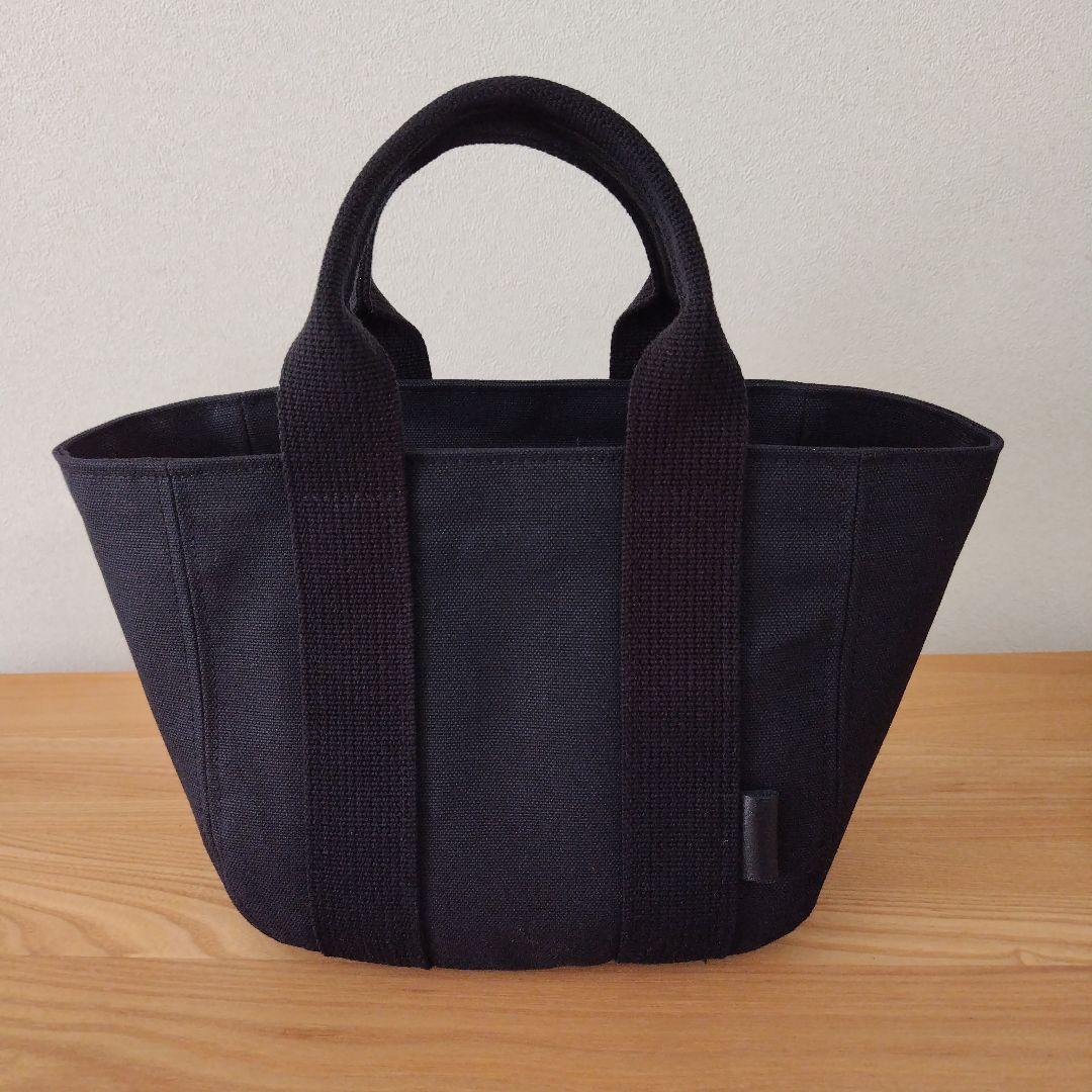 ハンドメイドトートバック、前後ポケット付き、楕円底&ベルトラウンドS