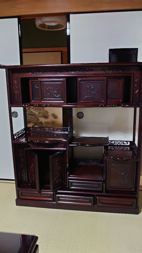 紫檀茶箪笥