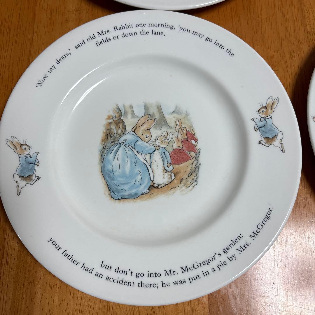 ウェッジウッド　ピーターラビット　ディナープレート　25㎝　6枚セット