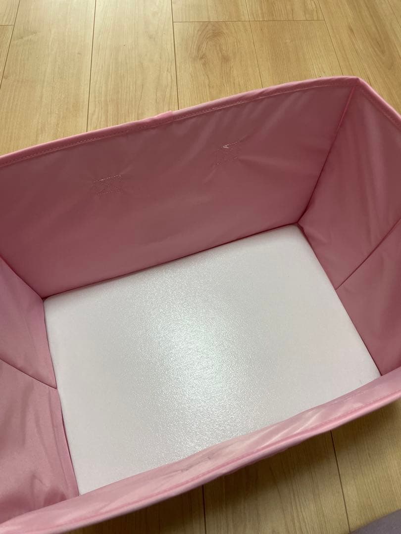 ハローキティ　折りたたみ　収納ボックス　2個　サンリオ　 ピンク