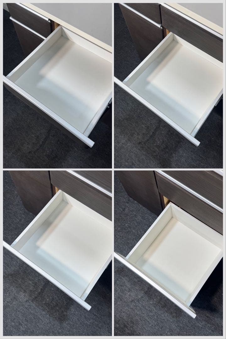 ニトリ 食器棚 クリスナ120cm キッチンボード 家具茶色 d5382