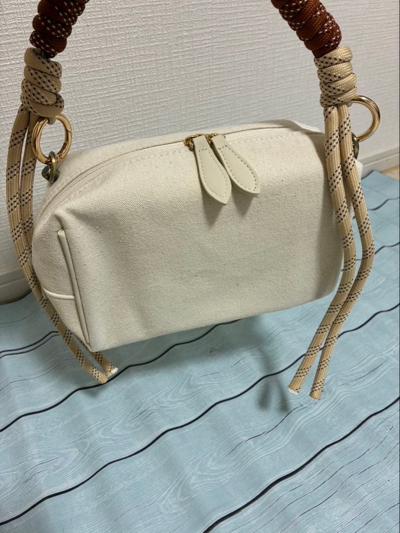 BURBERRY ノベルティ キャンバスポーチハンドバッグバーバリー