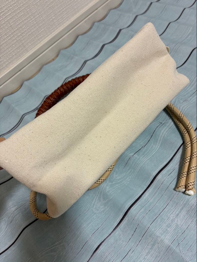 BURBERRY ノベルティ キャンバスポーチハンドバッグバーバリー