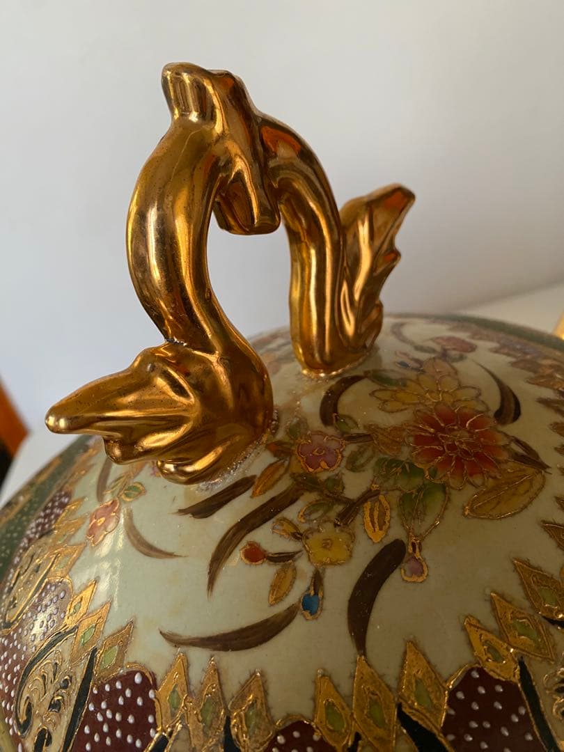 金彩　置物　美術品　陶芸　骨董