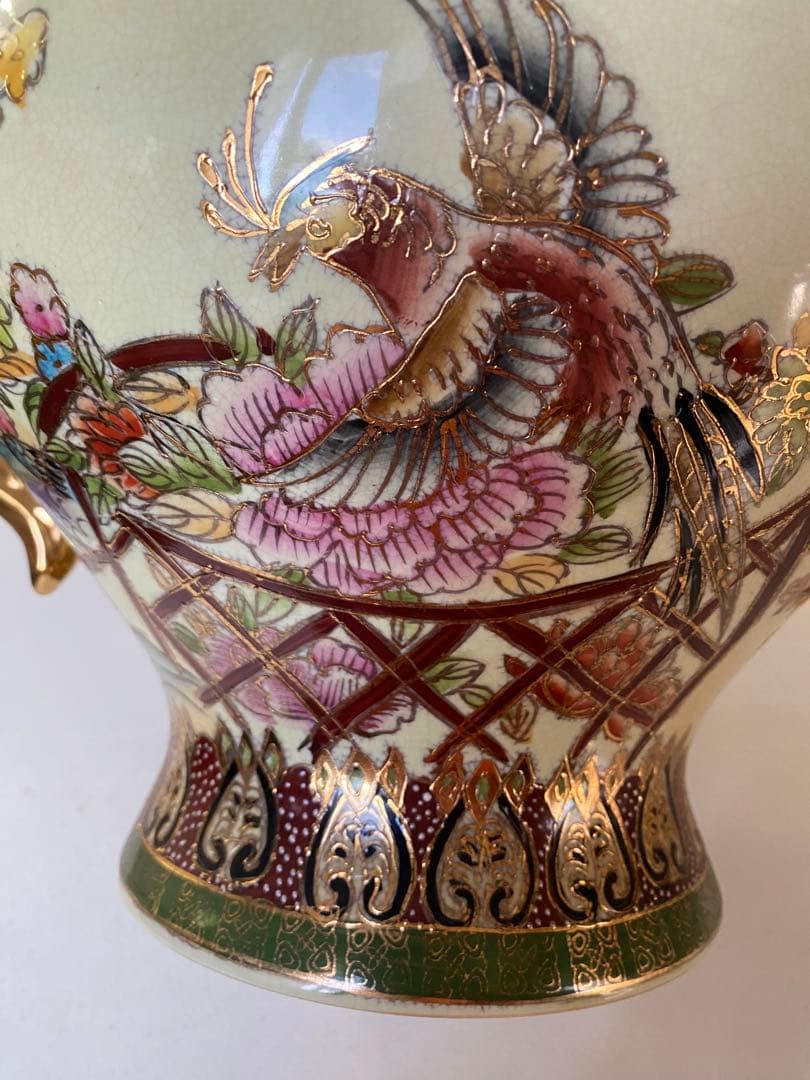 金彩　置物　美術品　陶芸　骨董