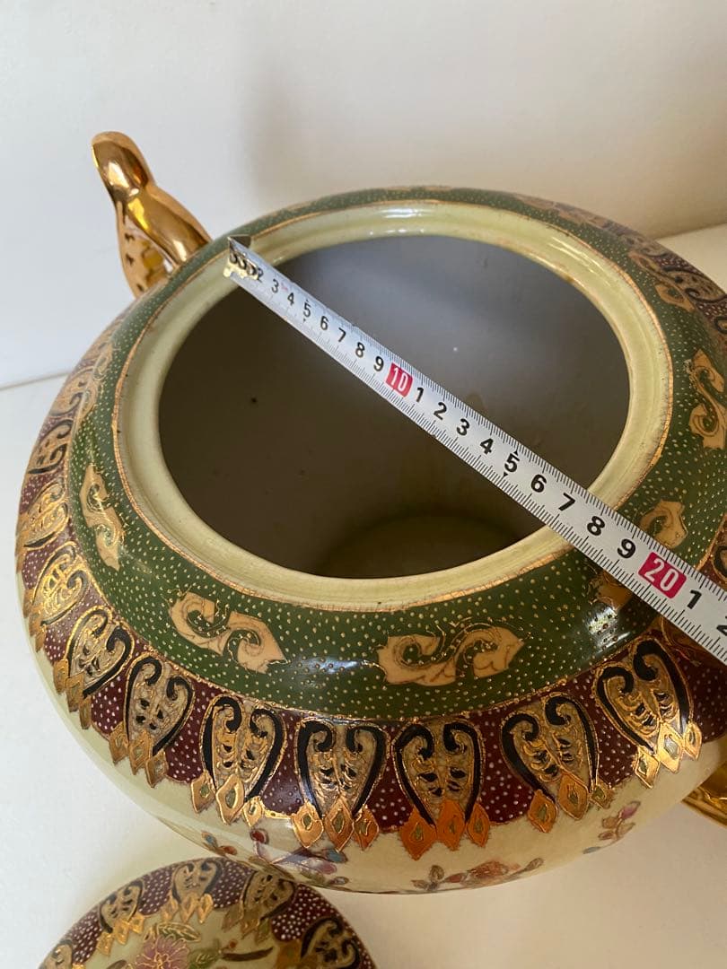 金彩　置物　美術品　陶芸　骨董