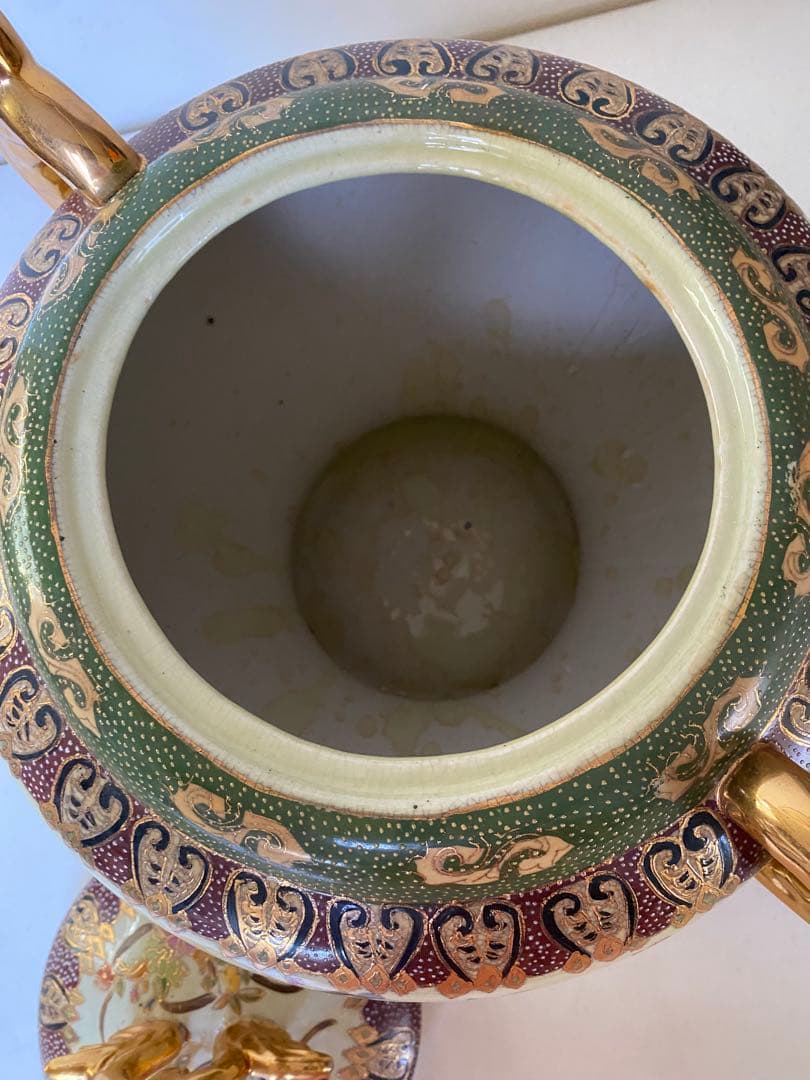 金彩　置物　美術品　陶芸　骨董