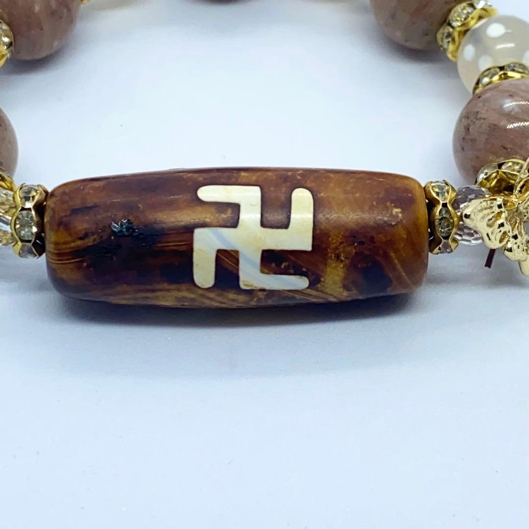 【フォロー割有】観音卍天珠 ブレスレット