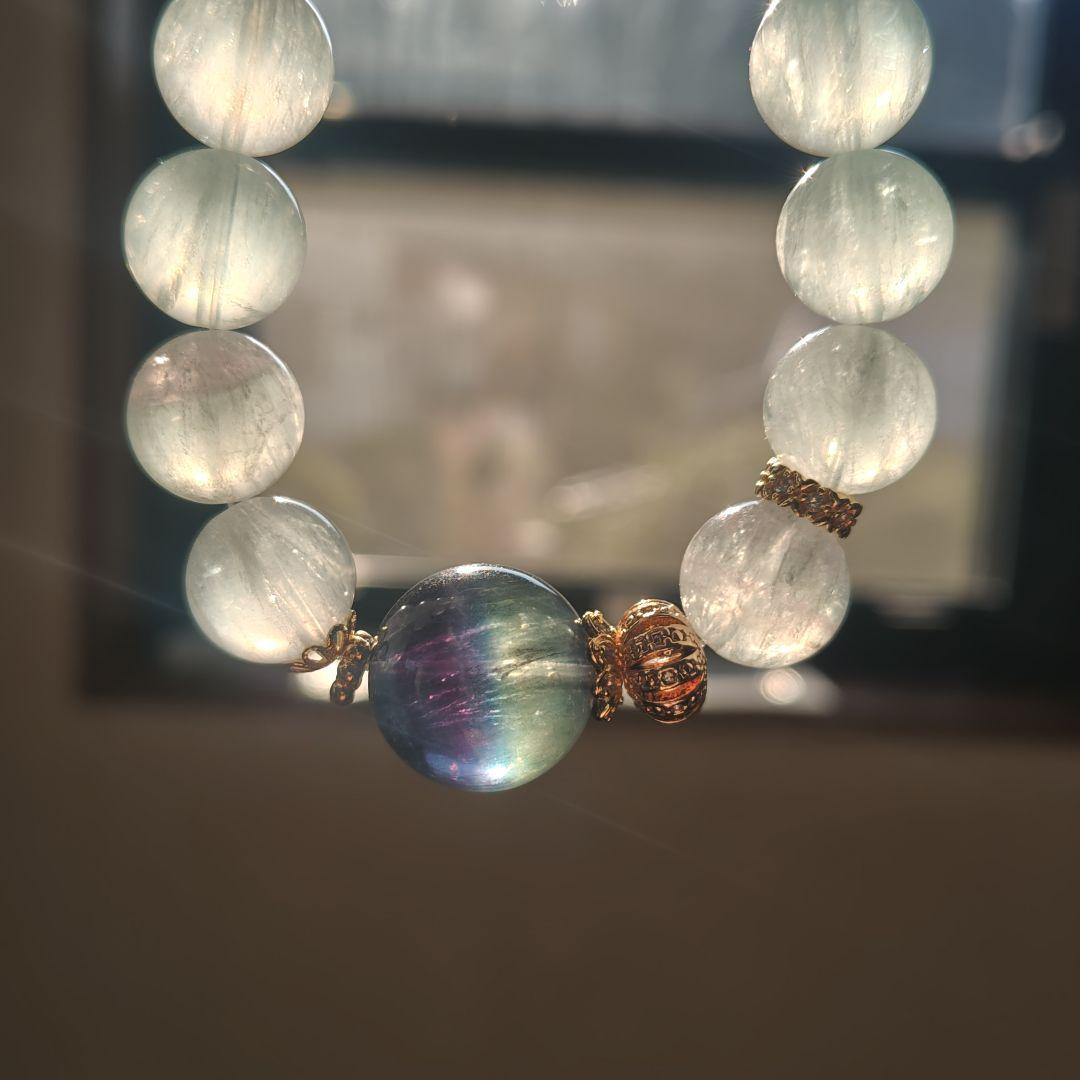 高品質バイカラーブルーフローライト、グリーンフローライト