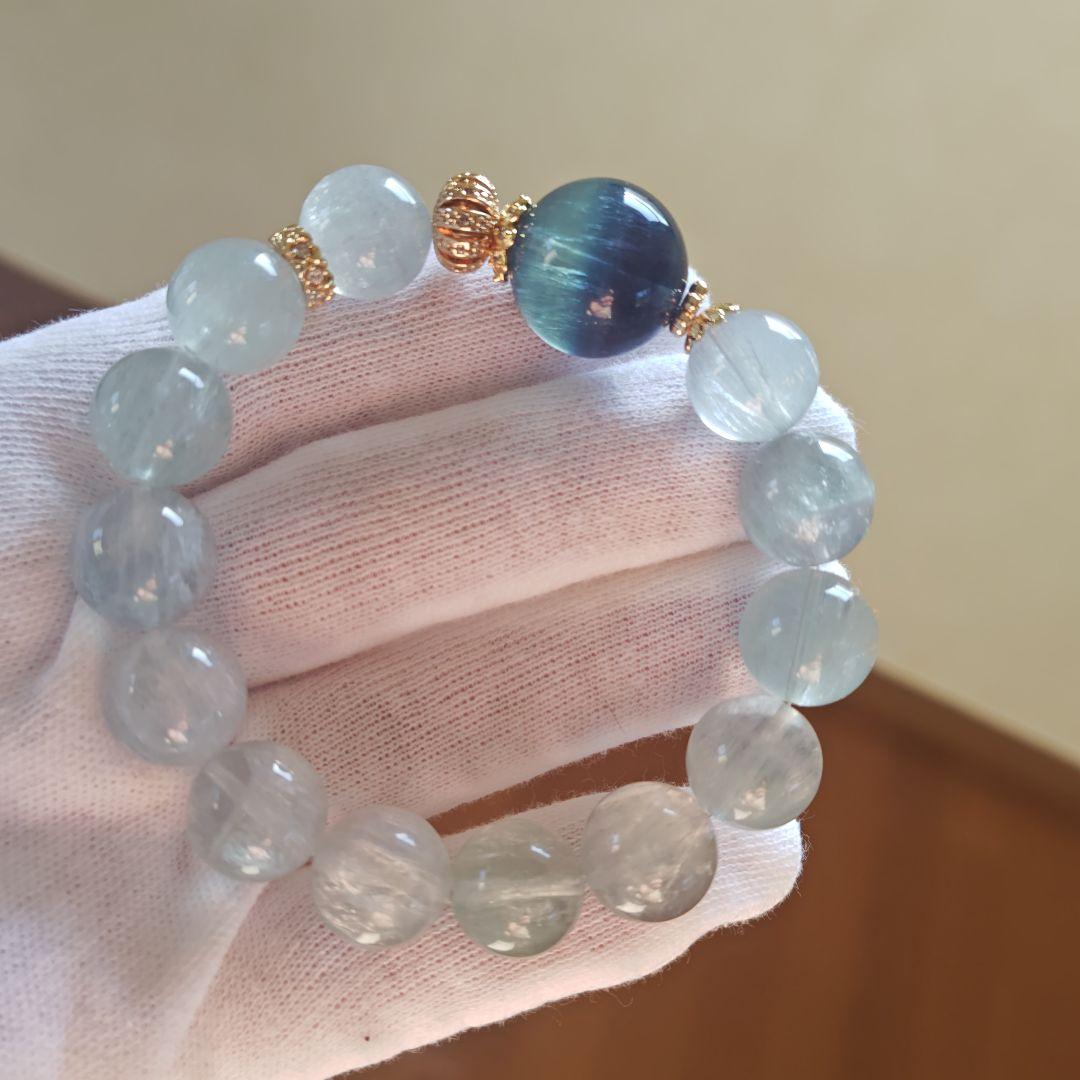 高品質バイカラーブルーフローライト、グリーンフローライト