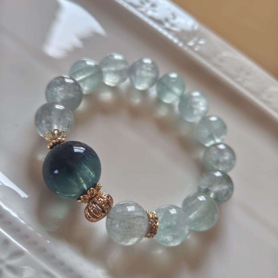 高品質バイカラーブルーフローライト、グリーンフローライト