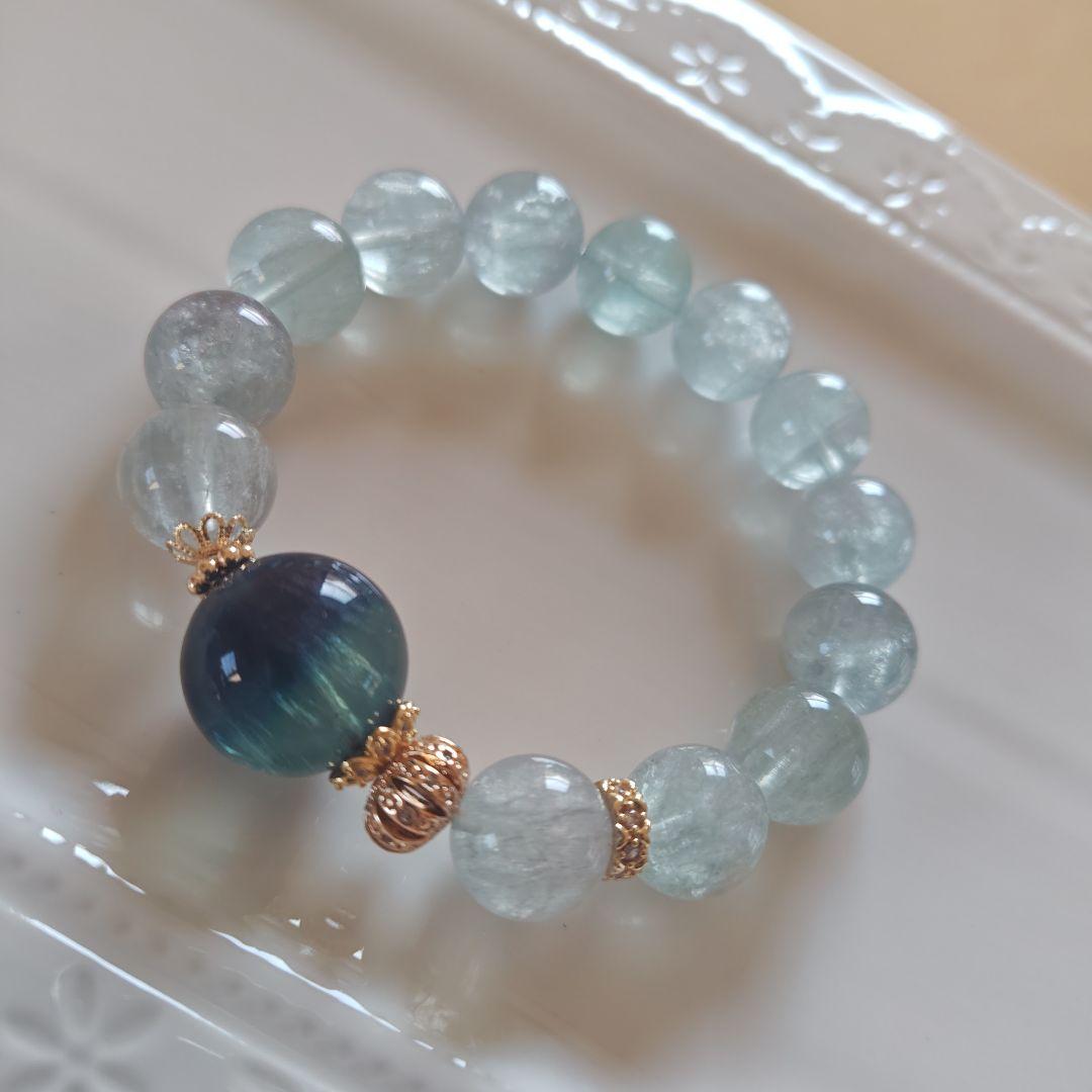 高品質バイカラーブルーフローライト、グリーンフローライト