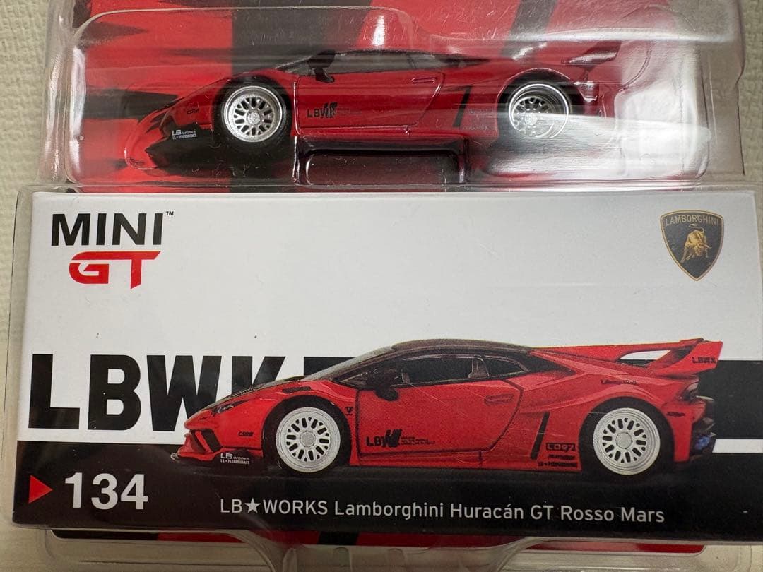MINI GT LB★WORKS ランボルギーニ ウラカン GT レッド