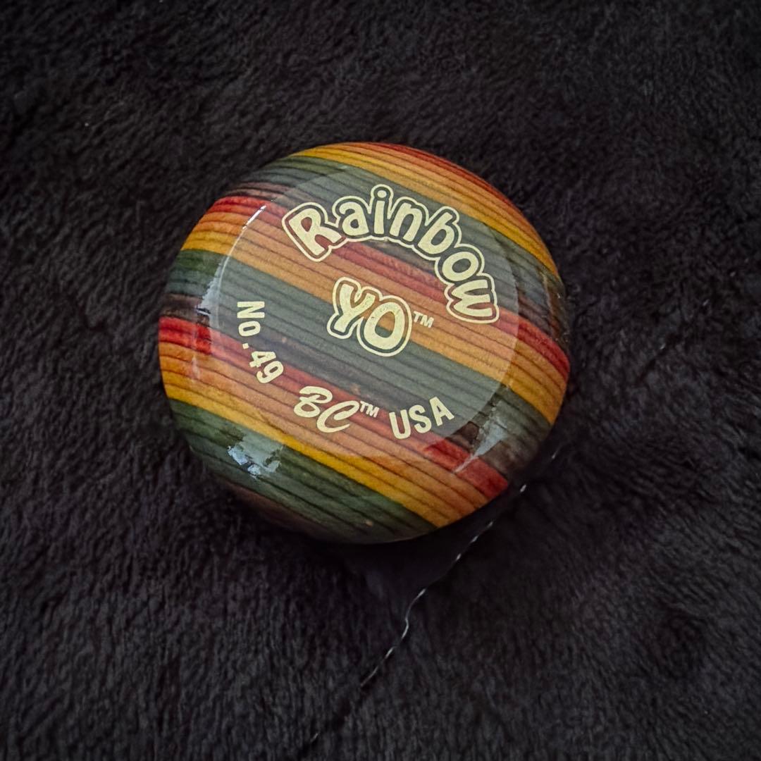 BC YoYo　レインボーヨーヨー　希少　木製　USA no.49 レア品