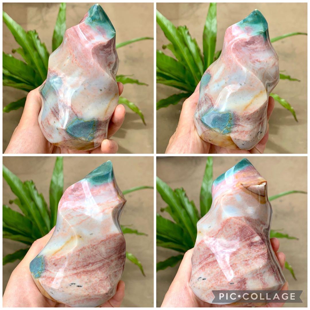 オーシャンジャスパー　フレイム　マダガスカル産　天然石