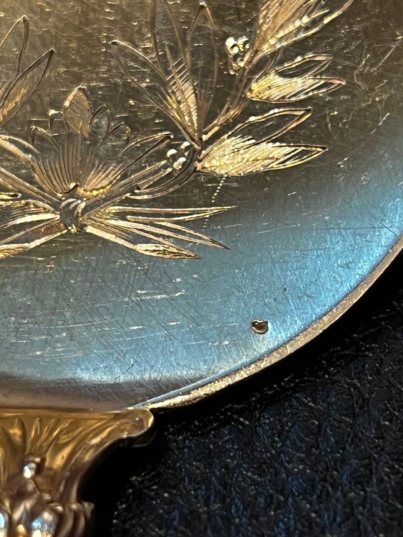 ピュイフォルカ　純銀製　950製 スターリングシルバー　大きなサーバー　アイス