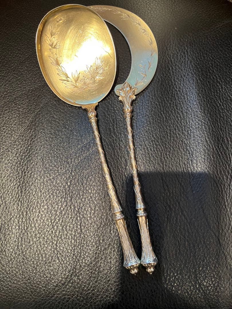 ピュイフォルカ　純銀製　950製 スターリングシルバー　大きなサーバー　アイス