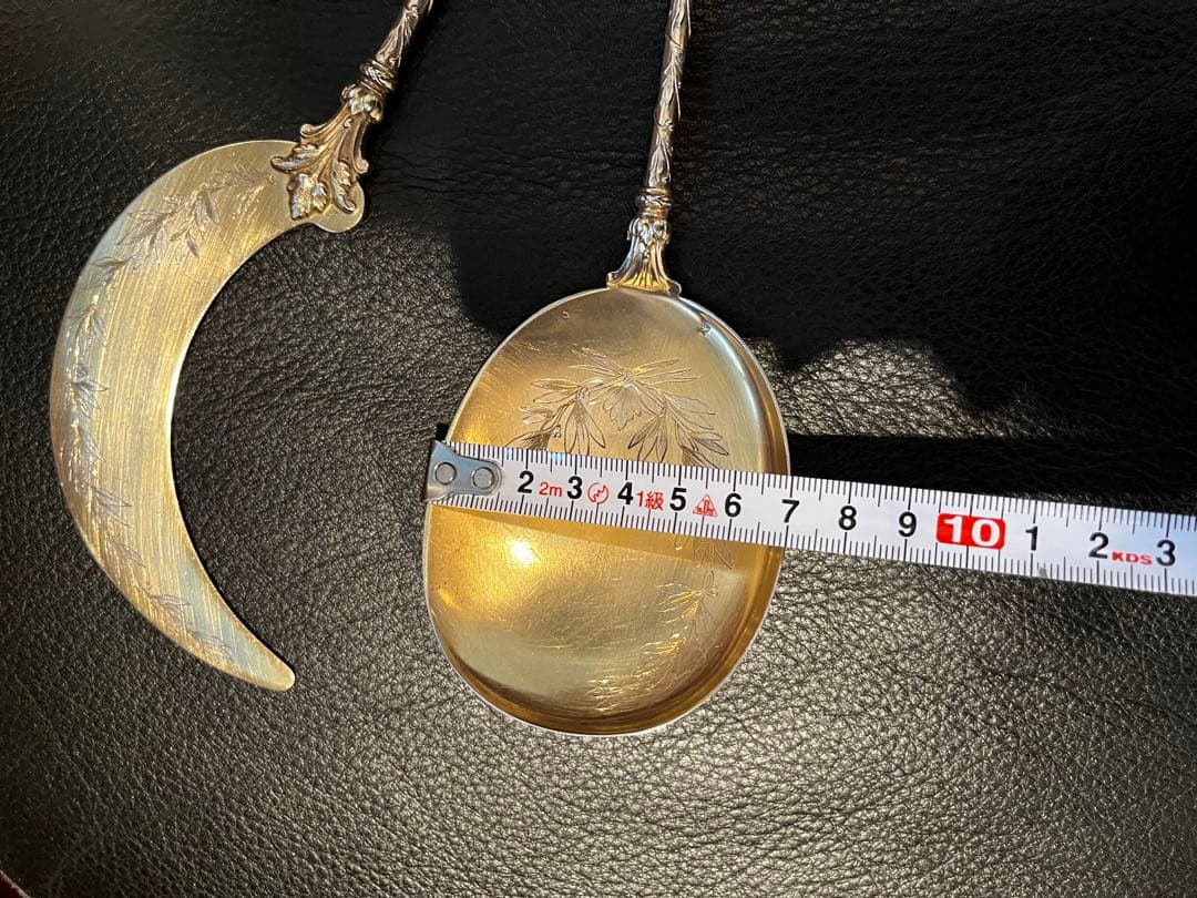 ピュイフォルカ　純銀製　950製 スターリングシルバー　大きなサーバー　アイス