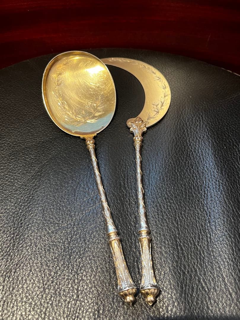 ピュイフォルカ　純銀製　950製 スターリングシルバー　大きなサーバー　アイス