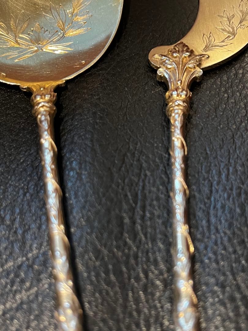 ピュイフォルカ　純銀製　950製 スターリングシルバー　大きなサーバー　アイス