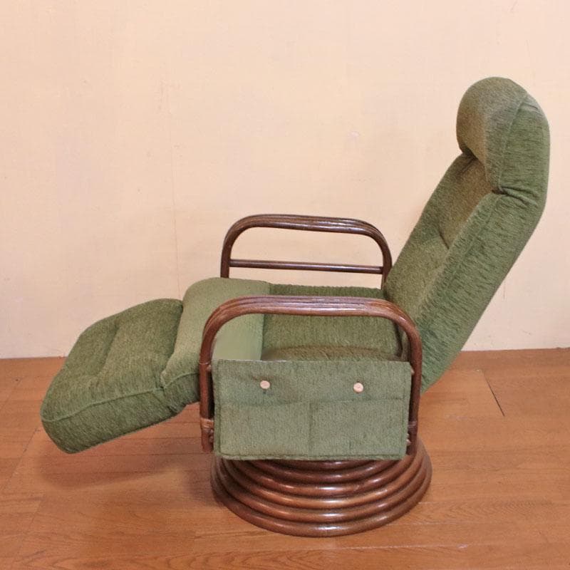 リクライニングソファ ラタン 籐家具 南国スタイル リゾート 214-1348