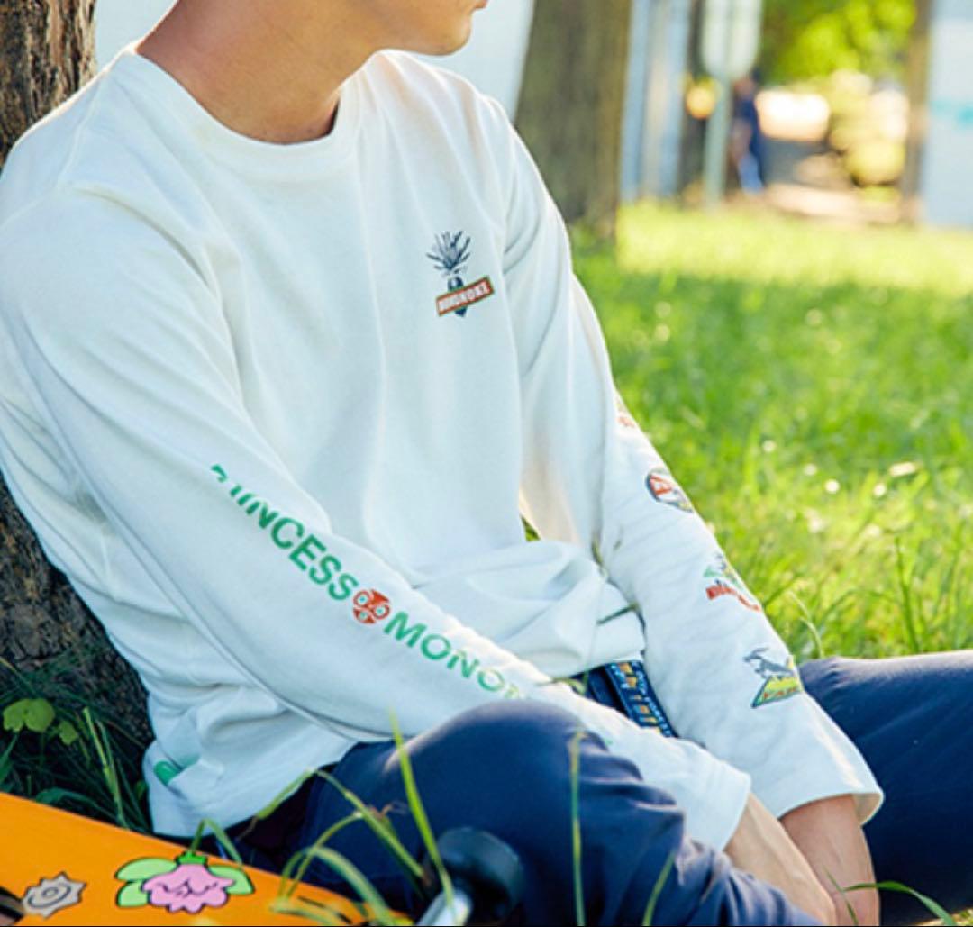 ジブリ　GBLもののけ姫　ロングスリーブTシャツ　シシ神　男女兼用どんぐり共和国