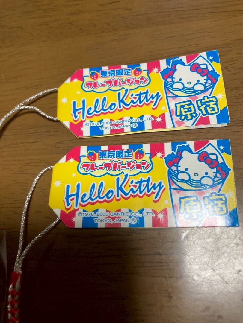 希少 激レア 新品 ご当地 ハローキティ 東京 原宿 クレープ ストラップ