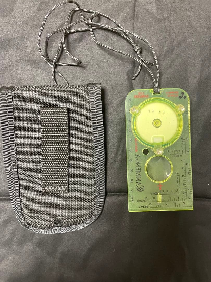 Cammenga コンパス ルーペ付き ケース付き　トリチウム