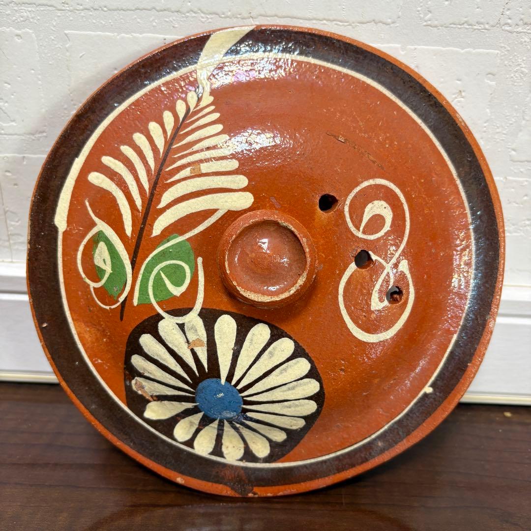 メキシコ　トナラ焼き　鍋　ハンドペイント