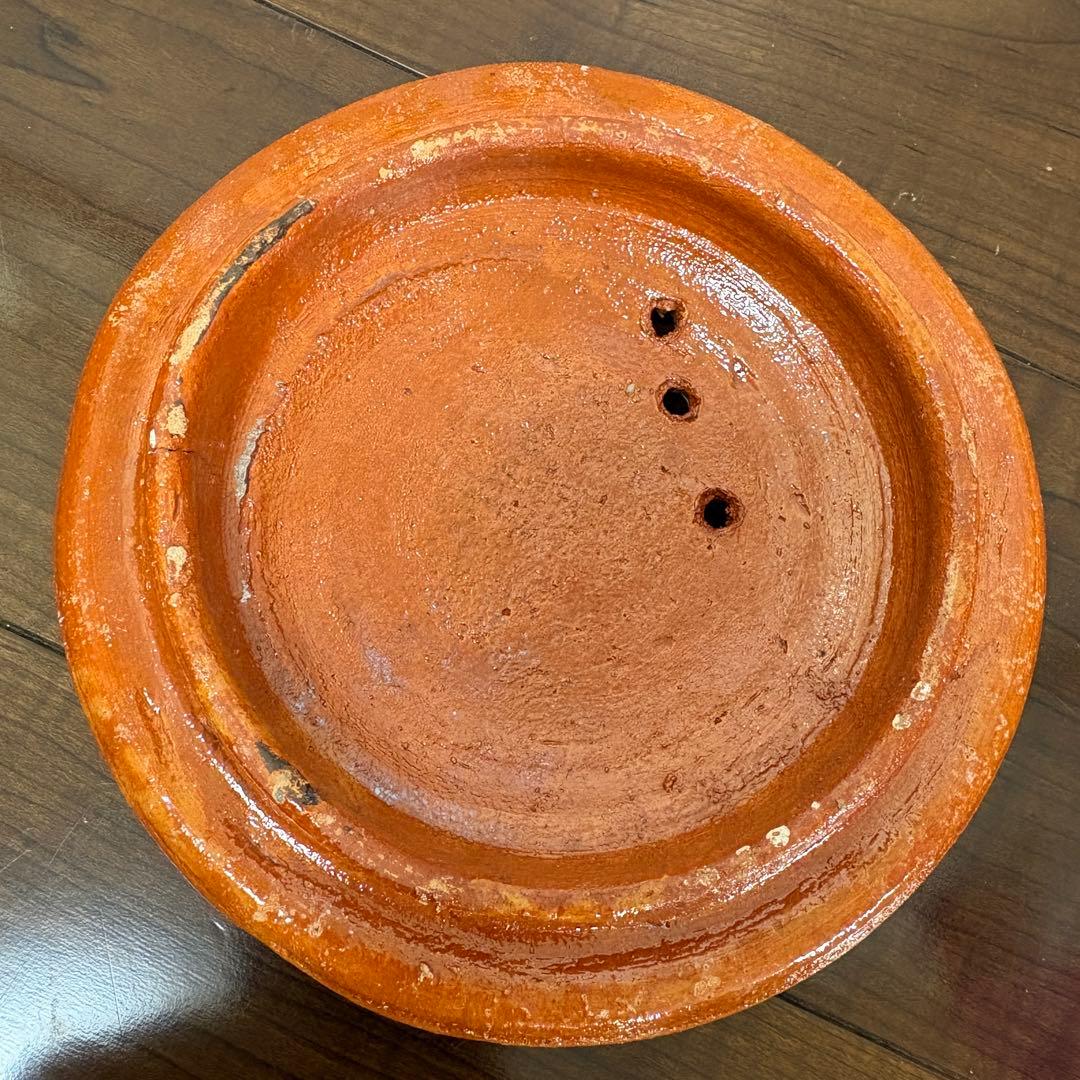 メキシコ　トナラ焼き　鍋　ハンドペイント