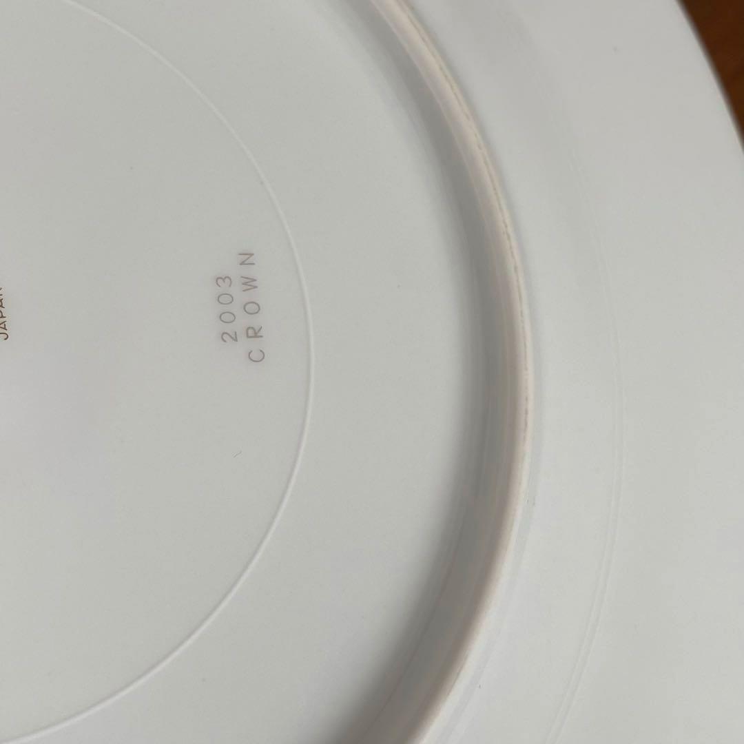 大倉陶園 クラウン エンボス デザート皿 プレート 20cm 2枚