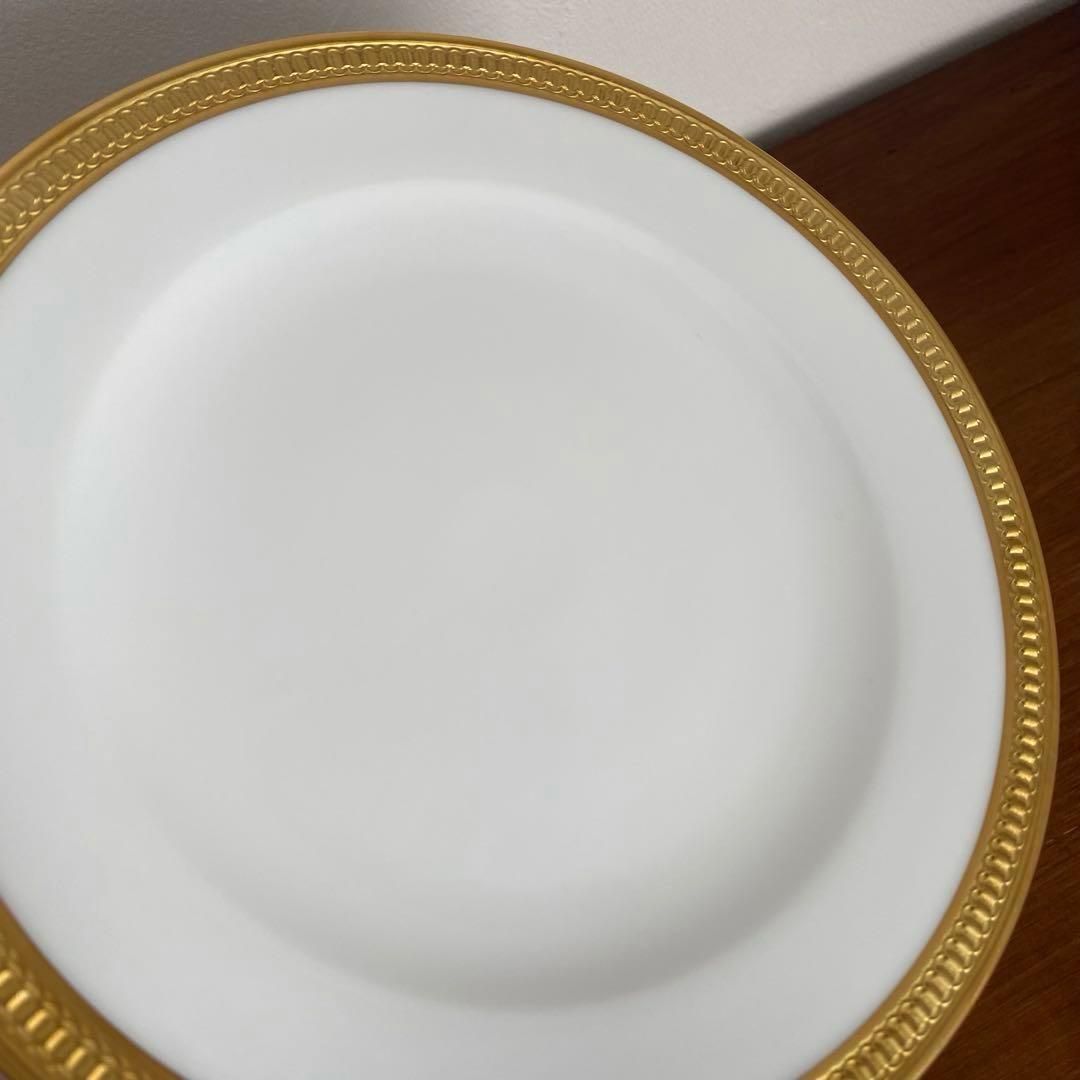 大倉陶園 クラウン エンボス デザート皿 プレート 20cm 2枚