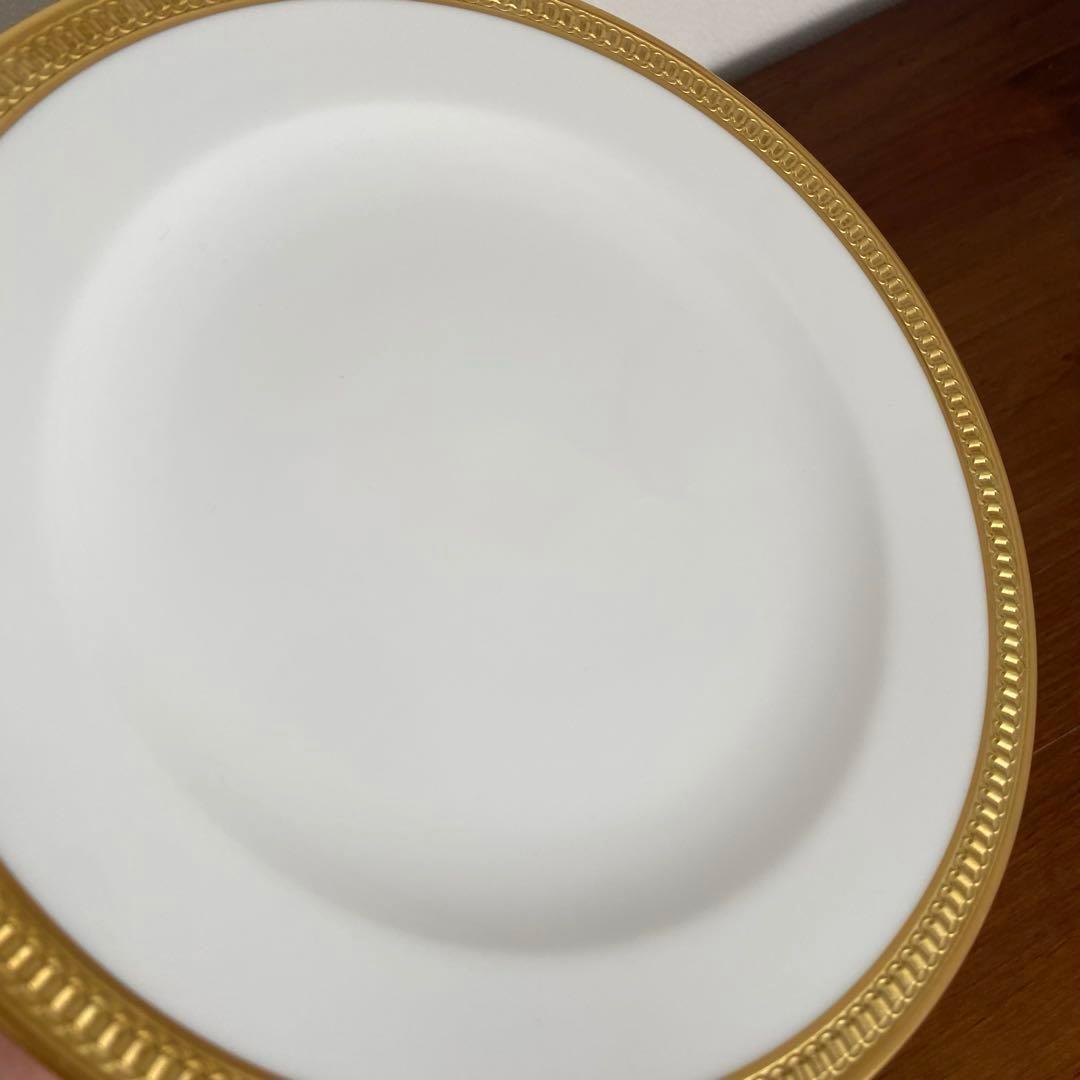 大倉陶園 クラウン エンボス デザート皿 プレート 20cm 2枚