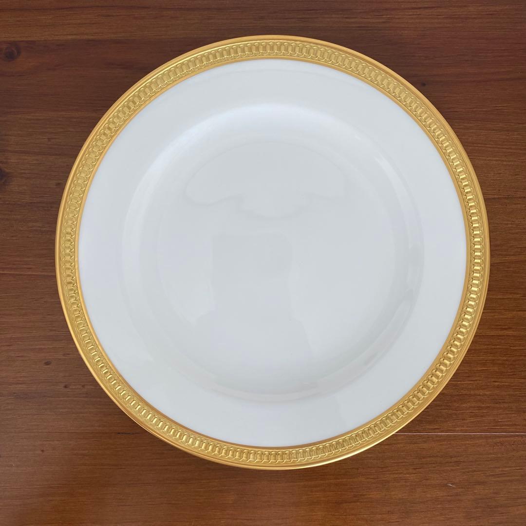 大倉陶園 クラウン エンボス デザート皿 プレート 20cm 2枚