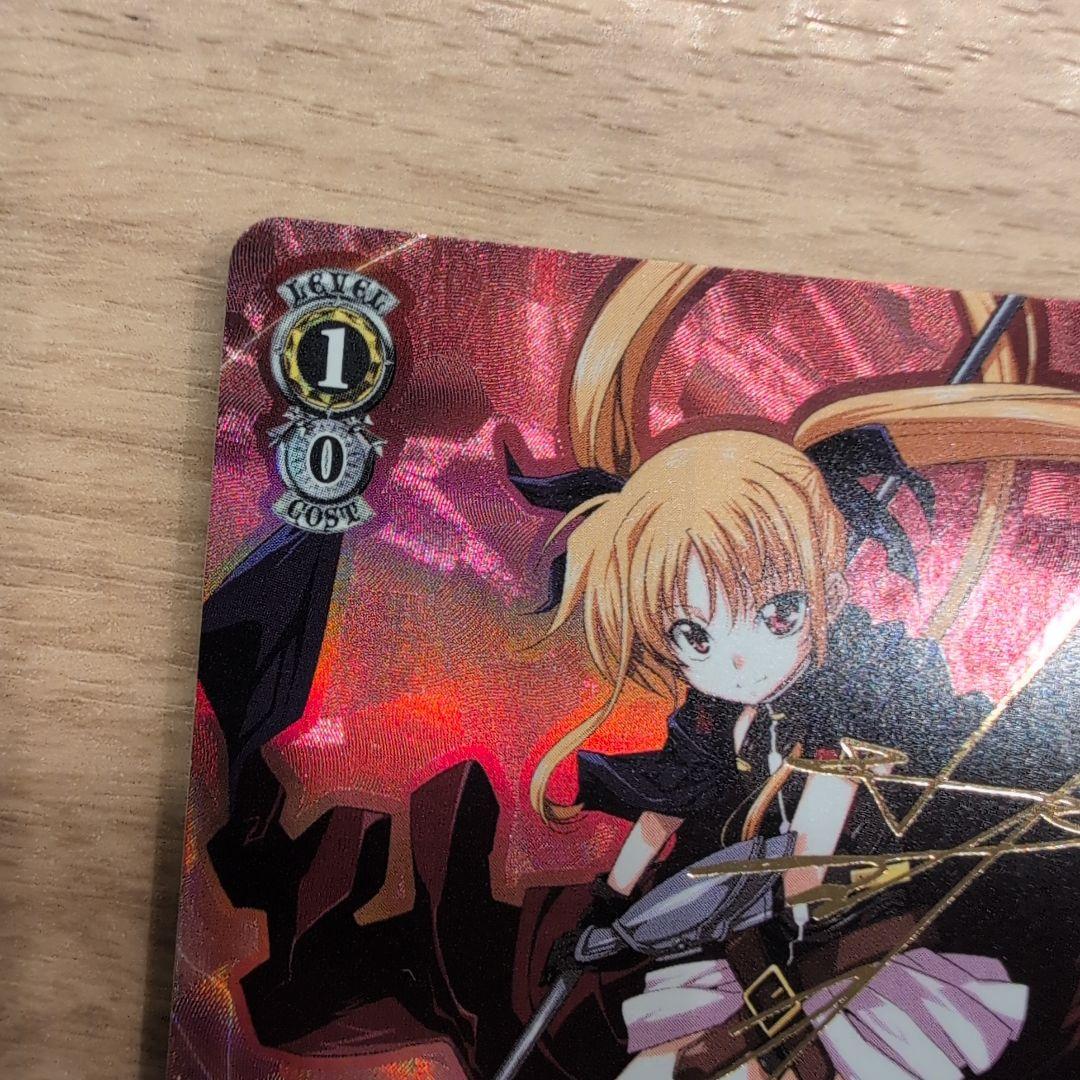 ヴァイスシュヴァルツ　リリカルなのは　勝利宣言　フェイト　SSP