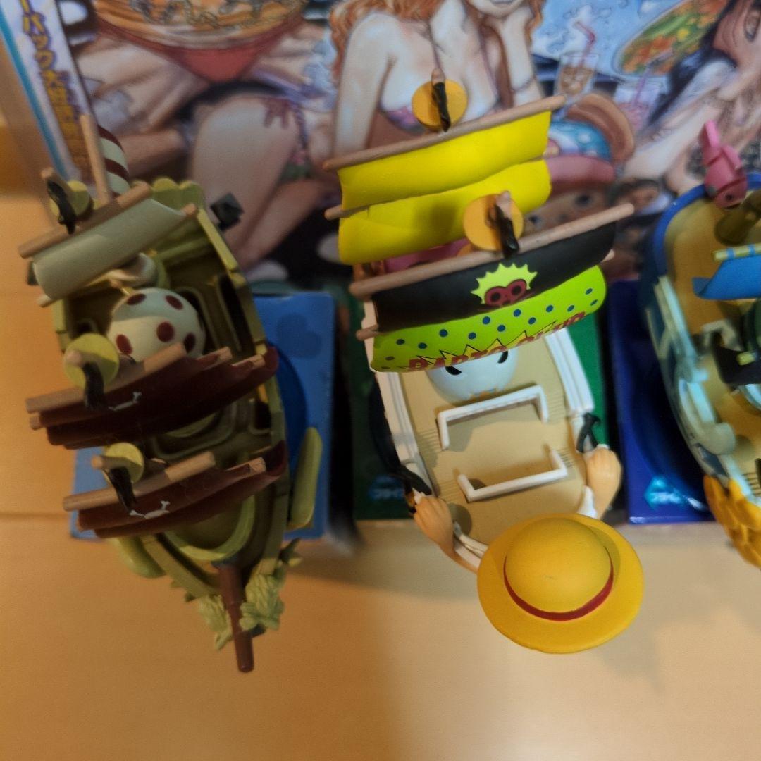 ワンピース　ワーコレ　海賊船　ルフィセンパイ号