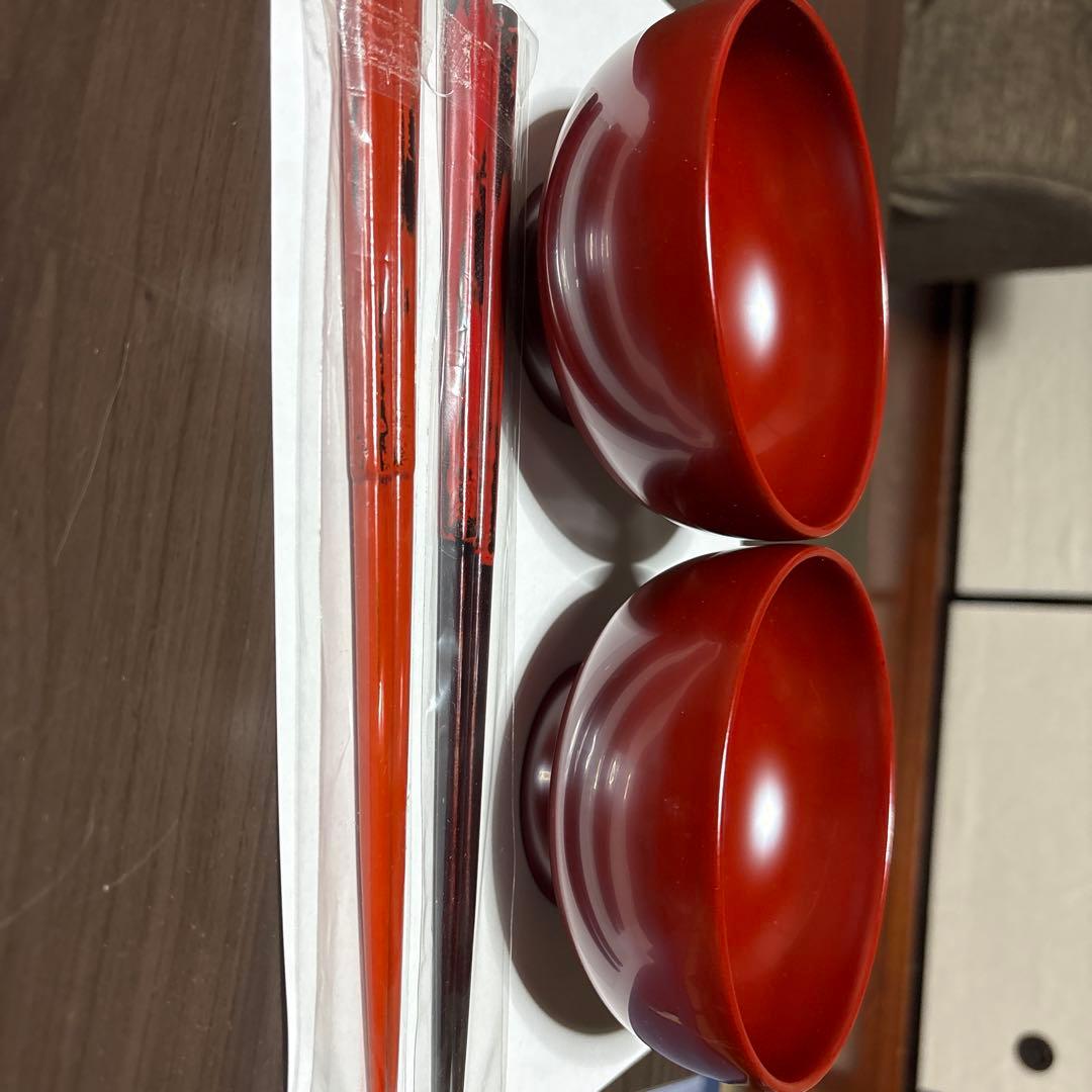 夫婦椀、箸セット