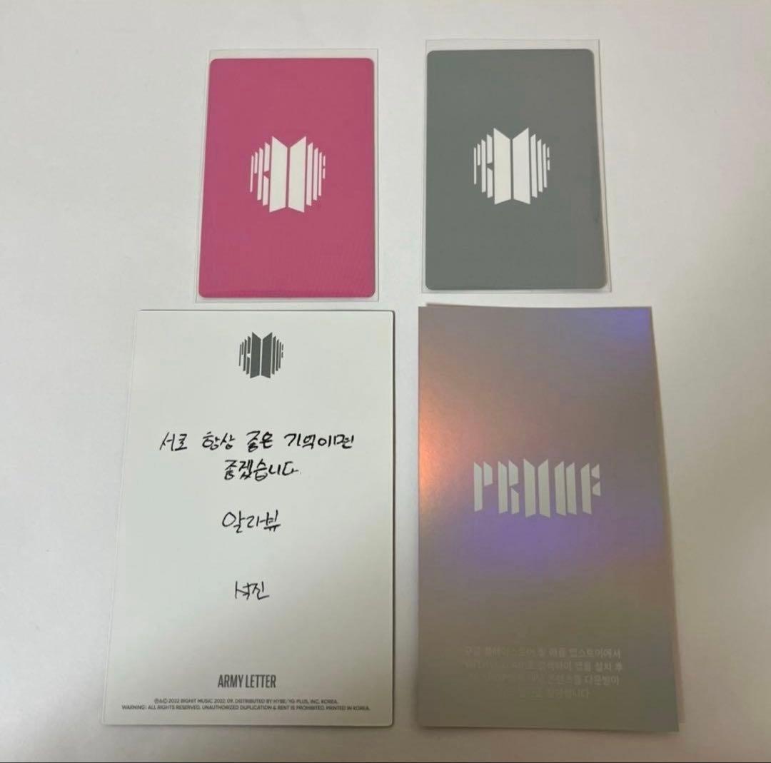 BTS proof collector's edition トレカ　JIN