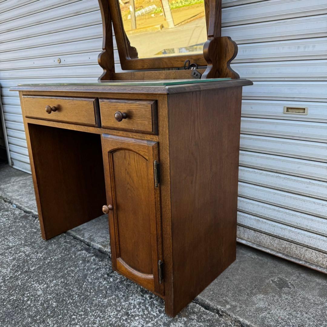 アンティーク品✨葉山ガーデン ドレッサー 片袖ドレッサー 木製 鏡台 インテリア