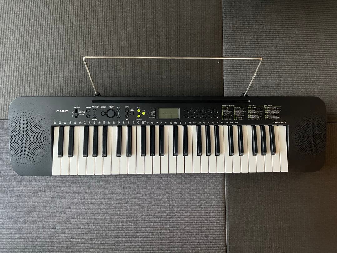 【美品】CASIO 電子キーボード CTK-240