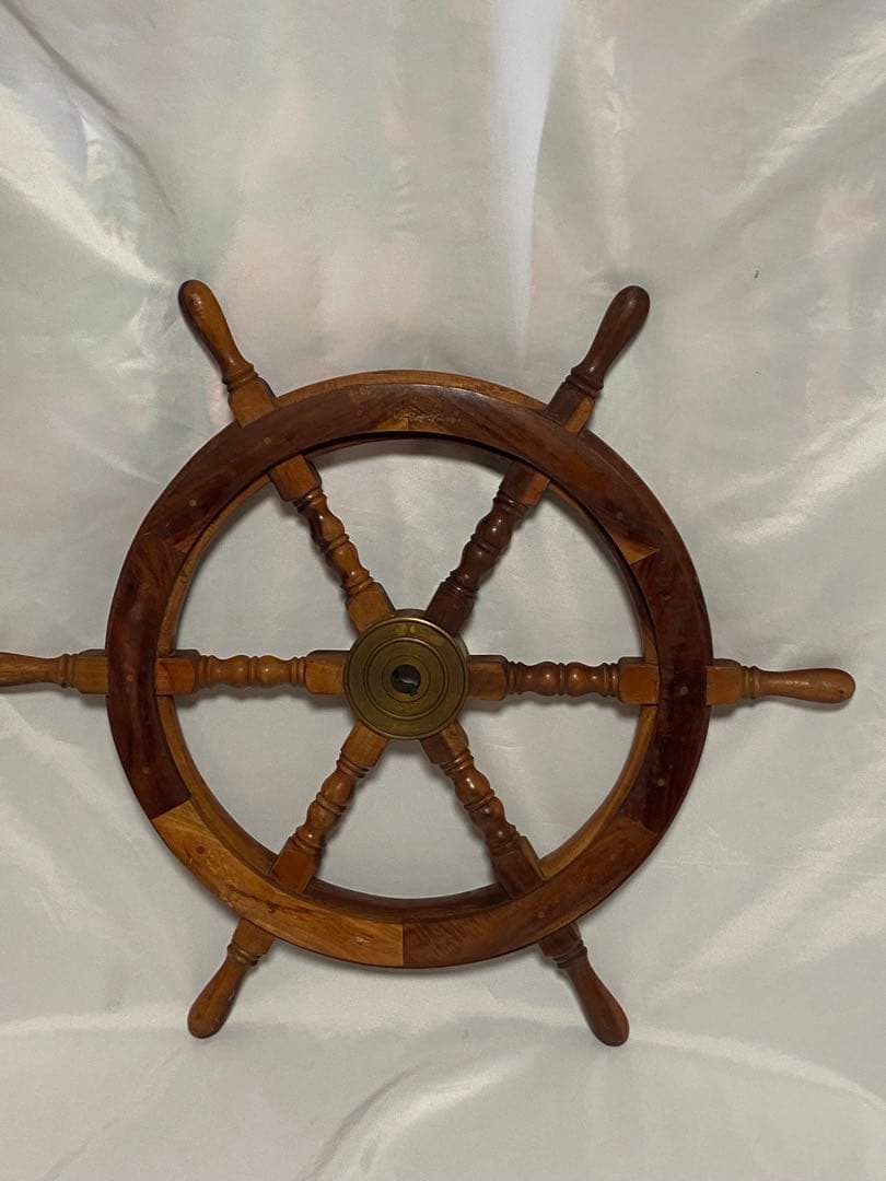 2671❣️ 舵輪（船の舵）ハンドル 船舵 操舵輪 ラット
