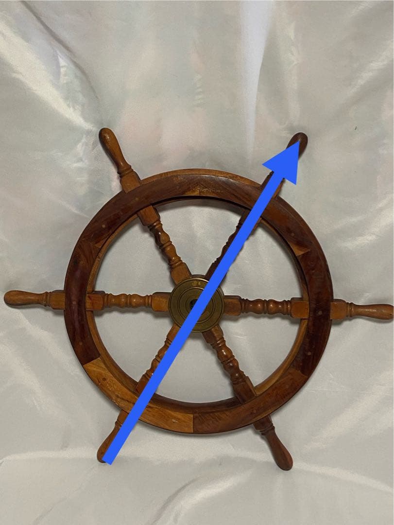 2671❣️ 舵輪（船の舵）ハンドル 船舵 操舵輪 ラット