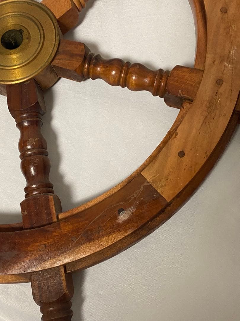 2671❣️ 舵輪（船の舵）ハンドル 船舵 操舵輪 ラット