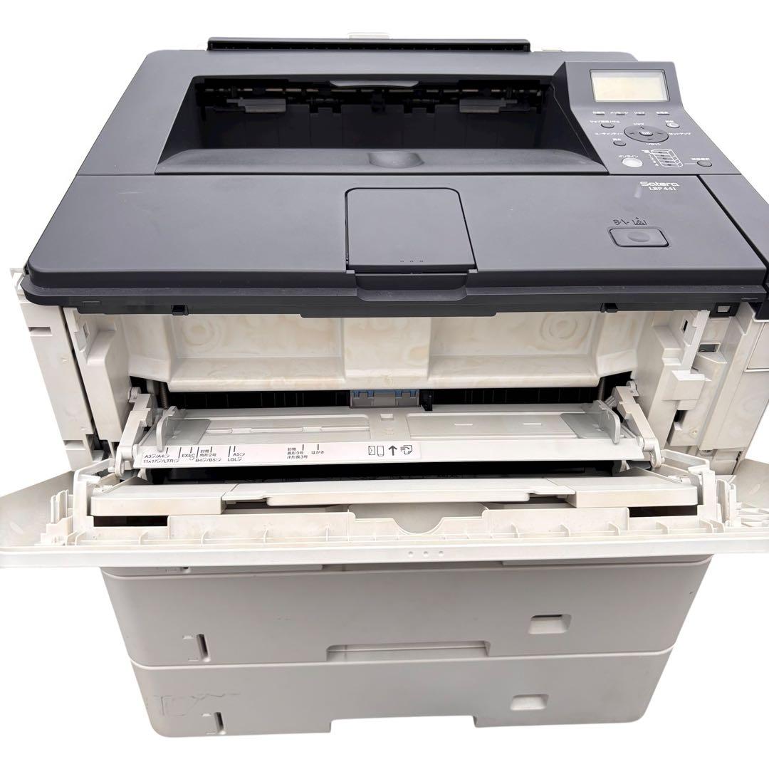 【たのメル便】Canon LBP441 A3対応　両面印刷　増設付き　プリンター