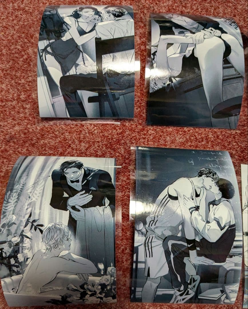 ジャンクジャーナル♡ フォトフレーム(BL柄) BL海外マステ(レア)10枚付き