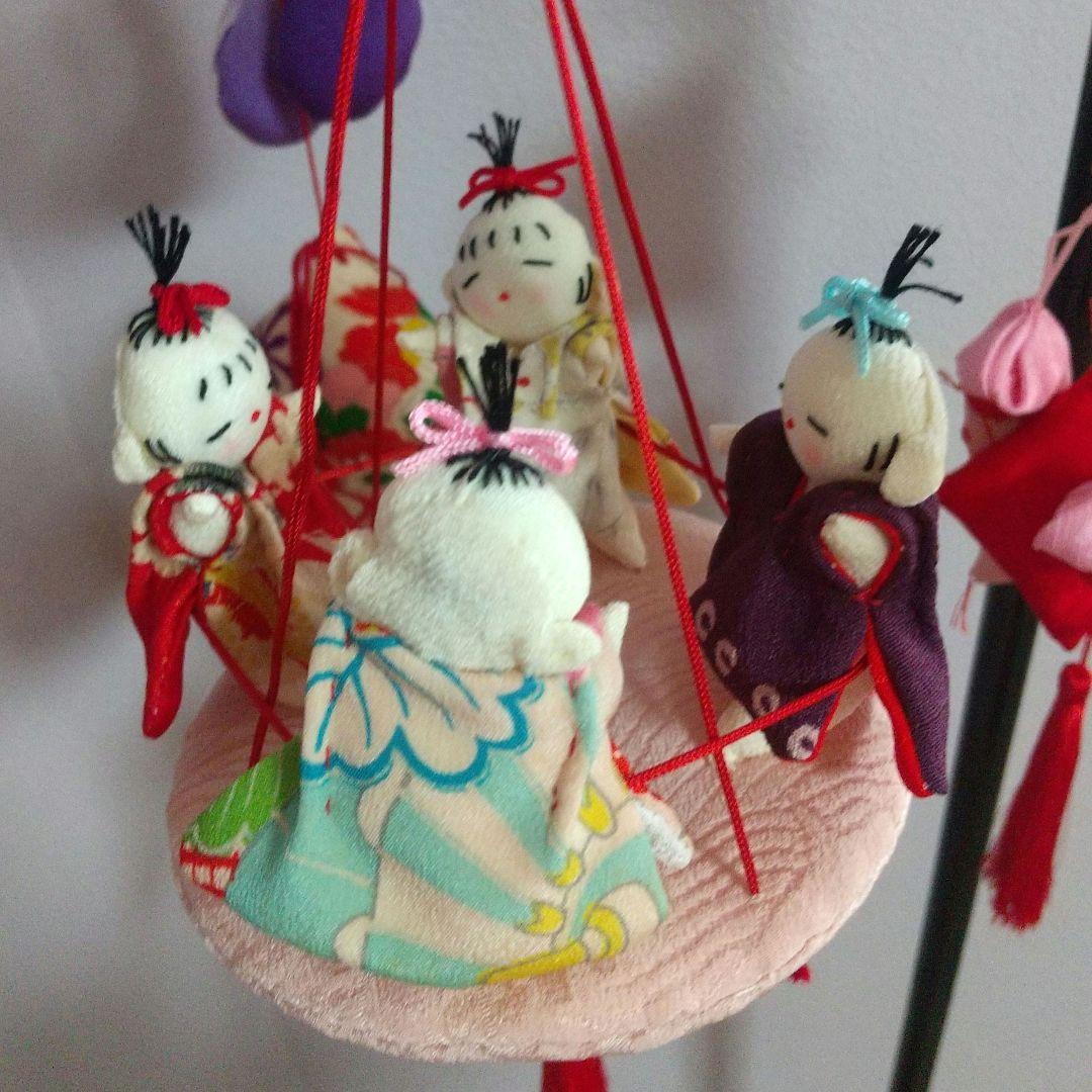 ちりめん細工 吊るし飾り かごめかごめ