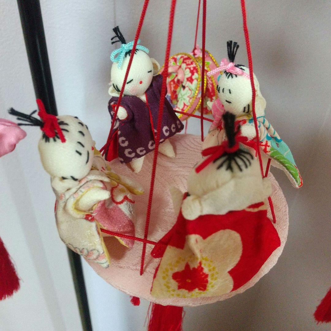 ちりめん細工 吊るし飾り かごめかごめ