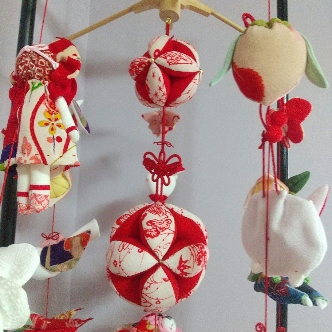 ちりめん細工 吊るし飾り かごめかごめ