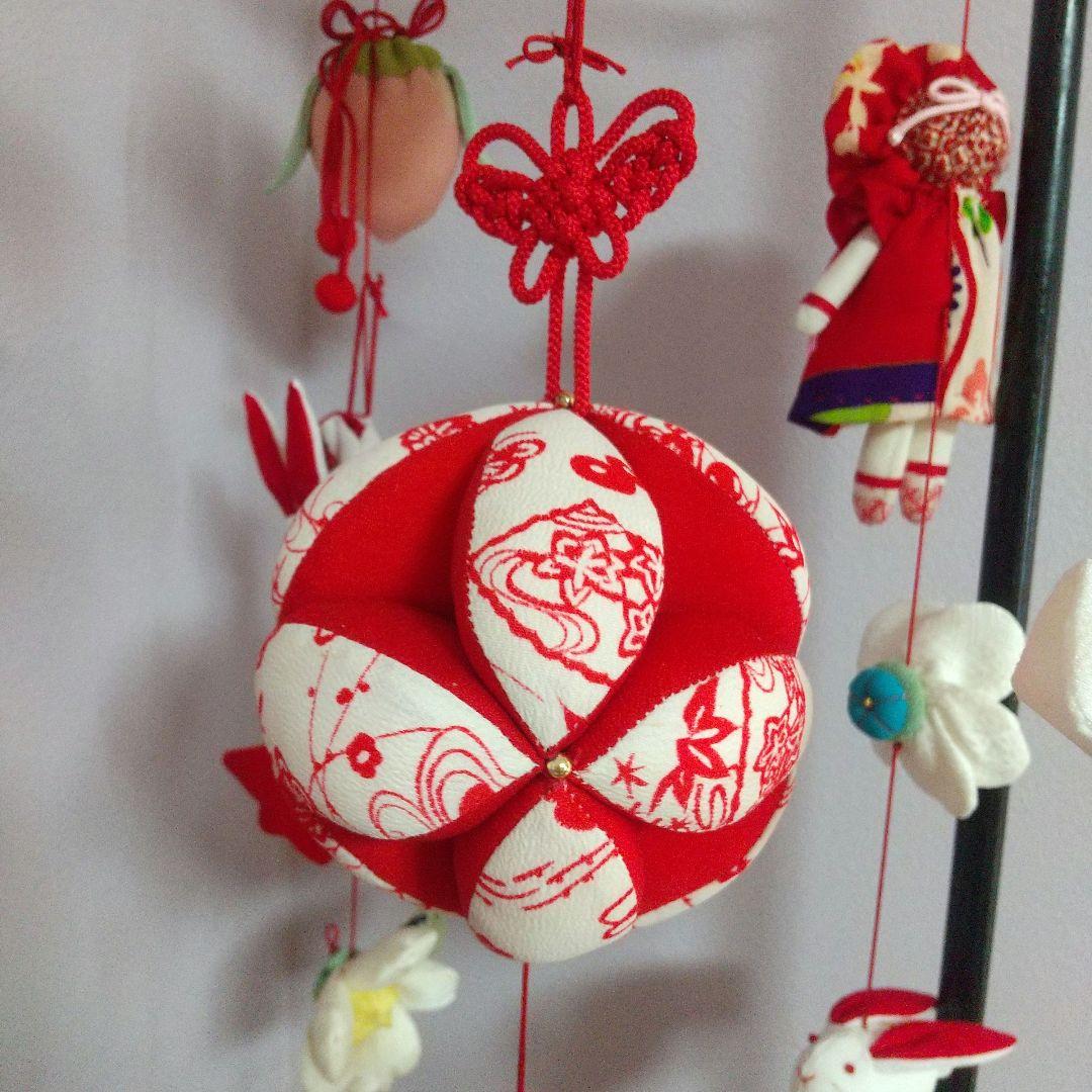 ちりめん細工 吊るし飾り かごめかごめ